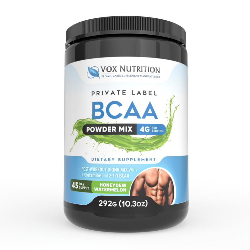 private label bcaa post workout supplement powder