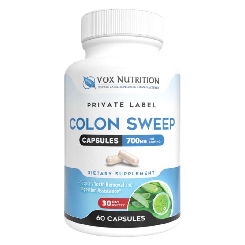 private label colon cleanse vitamin supplement