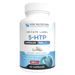 private label 5-HTP vitamin supplement