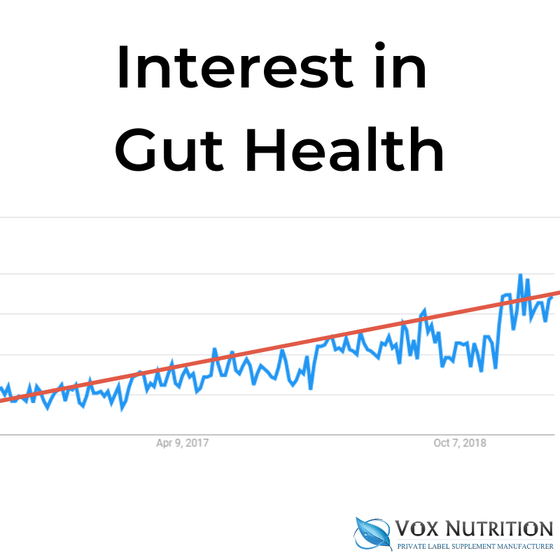 Google Trends Graph Interest in Gut Health