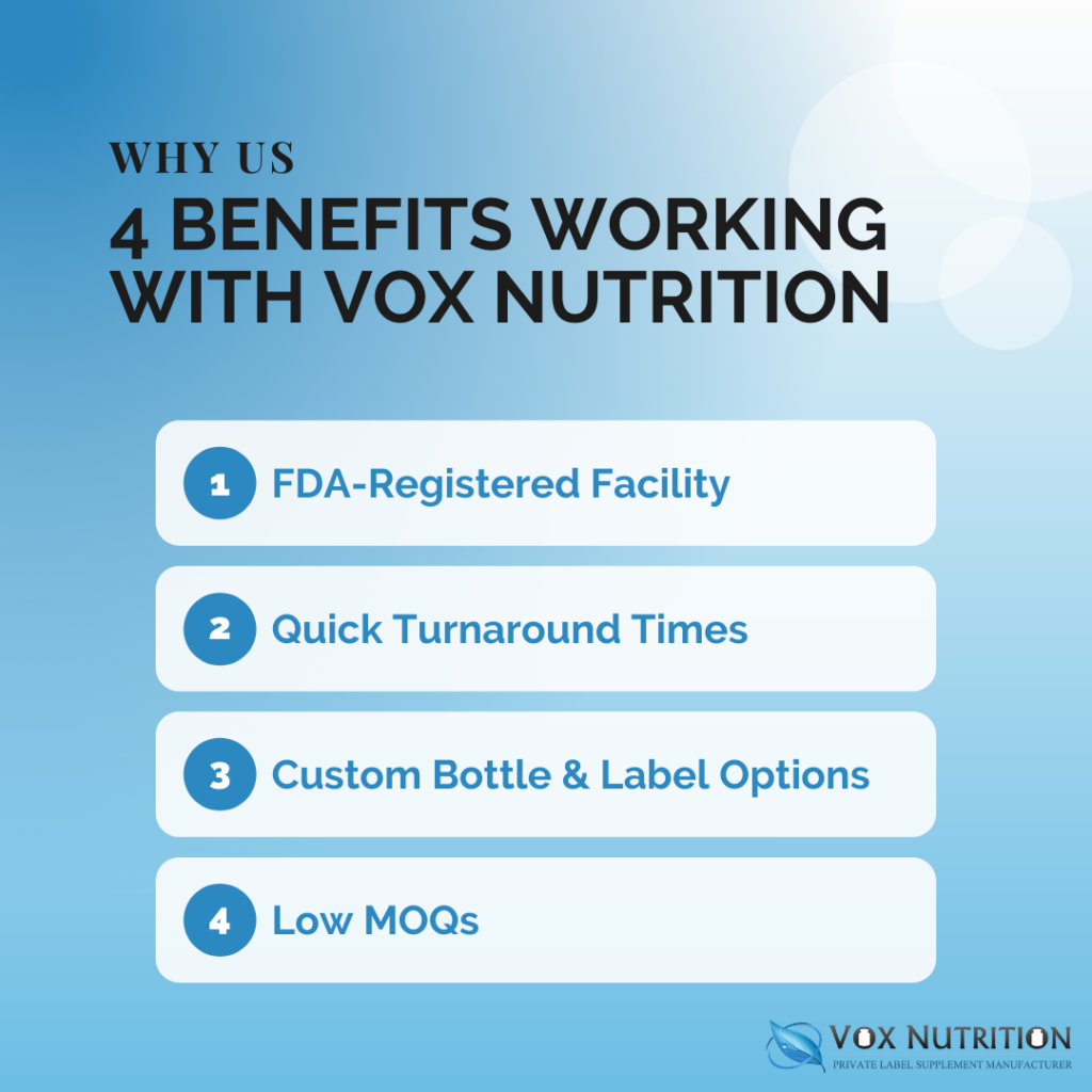 Vox Nutrition Private Label Supplements