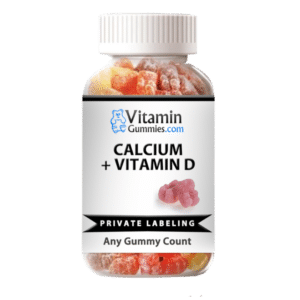 Bottle image of Calcium & Vitamin D Gummy Supplements