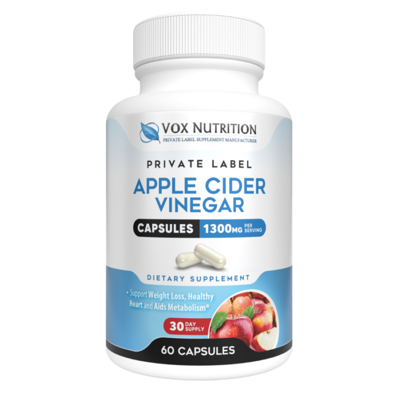 private label apple cider vinegar weight loss vitamin supplement