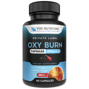 private label oxy burn thermogenic weight loss supplement