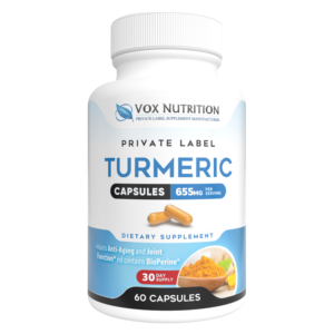 private label turmeric curcumin with bioperine vitamin supplement