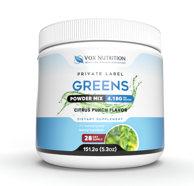 Private Label Greens Powder