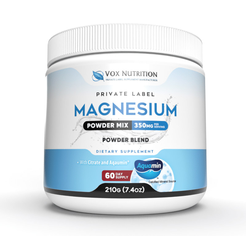 private label magnesium powder magnesium powder supplement manufacturer